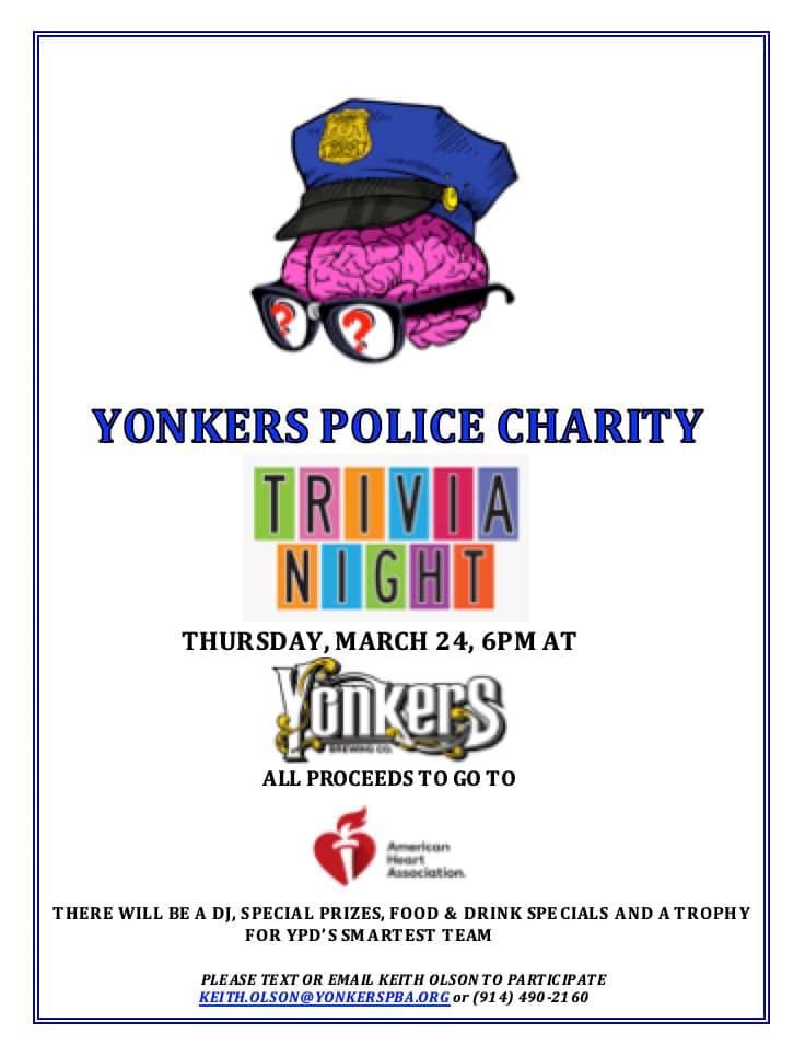 Yonkers Officers Raising Money for the American Heart Association and the Elizabeth Seton Pediatric Center