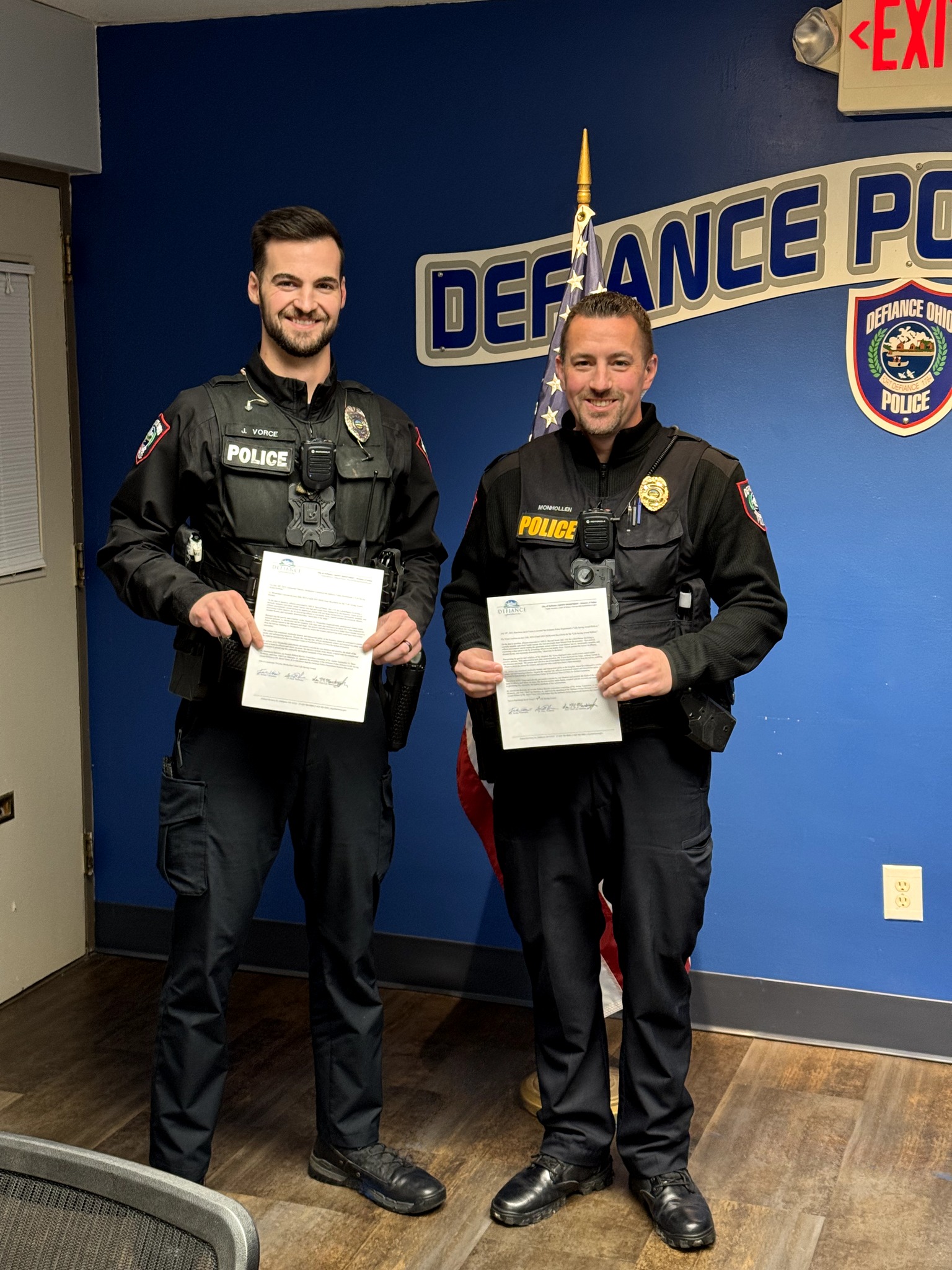 Hero Spotlight: Lieutenant Monhollen and Patrolman Vorce